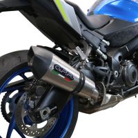 GPR pot echappement compatible avec  Suzuki Gsx-S 1000 GT 2021-2025, New Grand Prix Evo Titanium, Échappement légal, homologué,silencieux avec db killer amovible et tuyau de liaison spécifique 