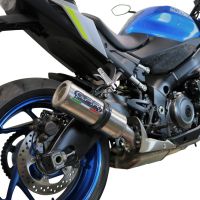 Pot echappement compatible avec Suzuki Gsx-S 1000 F 2017-2020, M3 Inox , Échappement légal, homologué,silencieux avec db killer amovible et tuyau de liaison spécifique 