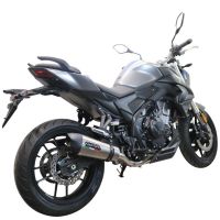 GPR pot echappement compatible avec  Voge 500DS 2021-2024, New Grand Prix Evo Titanium, Échappement légal, homologué,silencieux avec db killer amovible et tuyau de liaison spécifique 