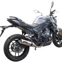 Pot echappement compatible avec Voge 500R 2021-2024, M3 Inox , Échappement légal, homologué,silencieux avec db killer amovible et tuyau de liaison spécifique 