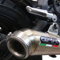 Pot echappement compatible avec Voge 500R 2021-2024, Powercone Evo, Pot échappement racing, avec les tuyaux de liaison, article sans homologation 