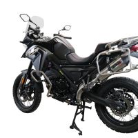 GPR pot echappement compatible avec  Voge 650DSX 2021-2024, New Grand Prix Evo Titanium, Échappement légal, homologué,silencieux avec catalyseur, db killer amovible et tuyau de liaison spécifique 