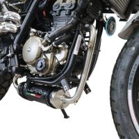 Pot echappement compatible avec F.B. Mondial Hps 125 2021-2023, Deeptone Inox, Pot echappement racing, ligne complet, fourni avec collecteur spécifique, article sans homologation 