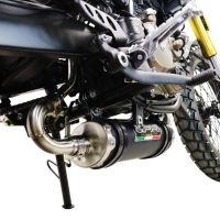 Pot echappement compatible avec F.B. Mondial Hps 125 2021-2023, Decatalizzatore, Suppresseur de cataliseu, décatalyseurr, article sans homologation 