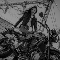 Pot echappement compatible avec Kawasaki Z 650 RS 2021-2023, M3 Black Titanium, Silencieux homologué pour bruit, échappement complet avec catalyseur et db killer 