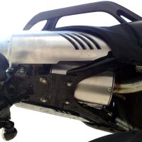Pot echappement compatible avec Yamaha Fz6 600-Fazer S1-S2 2004-2013, Titanium Ghost, Échappement légal, homologué,silencieux avec db killer amovible et tuyau de liaison spécifique 