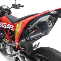 GPR pot echappement compatible avec  Gas Gas SM 700 2023-2024, New Grand Prix Evo Poppy, Pot Échappement slip-on homologué, légal, avec db killer amovible, tuyau de liaison et catalyseur 