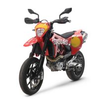 GPR pot echappement compatible avec  Gas Gas SM 700 2023-2024, New Grand Prix Evo Titanium, Pot Échappement slip-on homologué, légal, avec db killer amovible, tuyau de liaison et catalyseur 