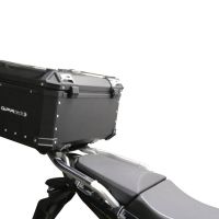 Top case en aluminium, couleur noire avec plaque spécifique incluse Top-case GPR TECH compatible avec  Honda Crf 1100 L Africa Twin 2020/2024 e5