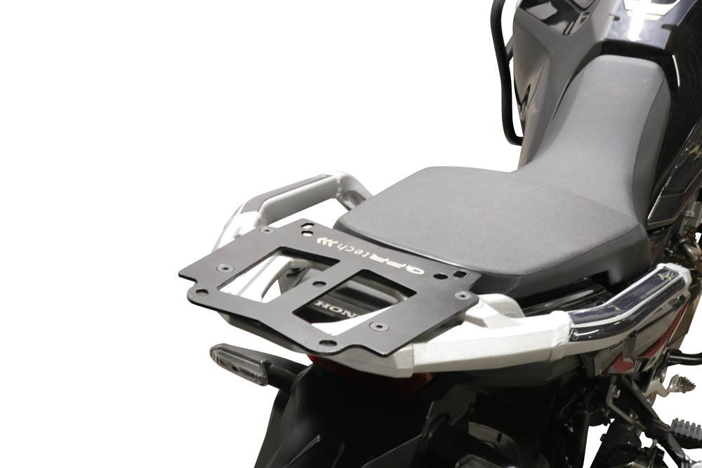 Top case en aluminium, couleur argent avec plaque spécifique incluse Top-case GPR TECH compatible avec  Honda Crf 1100 L Africa Twin 2020/2024 e5