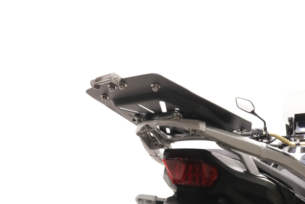 Top case en aluminium, couleur argent avec plaque spécifique incluse Top-case GPR TECH compatible avec  Honda Crf 1100 L Africa Twin 2020/2024 e5