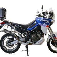 Top case en aluminium, couleur noire avec plaque spécifique incluse Top-case GPR TECH compatible avec  Aprilia Tuareg 660 2021/2024 e5