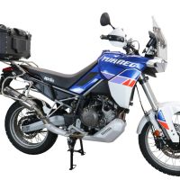 Top case en aluminium, couleur noire avec plaque spécifique incluse Top-case GPR TECH compatible avec  Aprilia Tuareg 660 2021/2024 e5