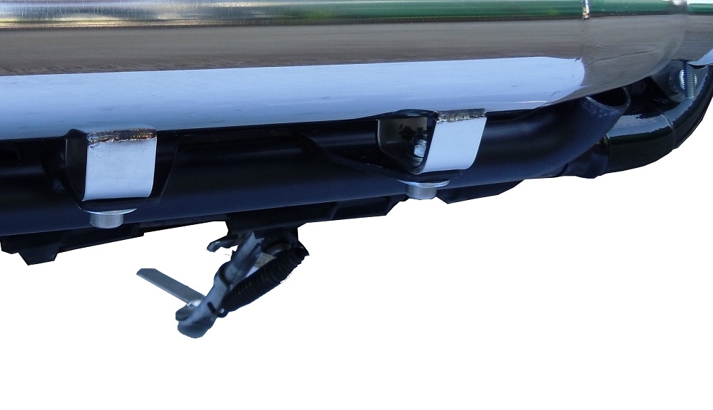 Pot echappement compatible avec Harley Davidson Sportster 883 2004-2009, Slash Inox, Paire de pot d'échappement homologuées, livrées avec db killer amovible et raccords spécifiques 