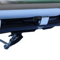 Pot echappement compatible avec Harley Davidson Sportster 883 2004-2009, Slash Inox, Paire de pot d'échappement homologuées, livrées avec db killer amovible et raccords spécifiques 