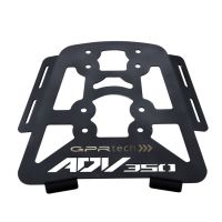 Top case en aluminium, couleur argent avec plaque spécifique incluse Top-case GPR TECH compatible avec  Honda Adv 350 2022/2024 e5
