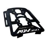 Top case en aluminium, couleur argent avec plaque spécifique incluse Top-case GPR TECH compatible avec  Honda Adv 350 2022/2024 e5