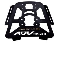 Top case en aluminium, couleur argent avec plaque spécifique incluse Top-case GPR TECH compatible avec  Honda Adv 350 2022/2024 e5