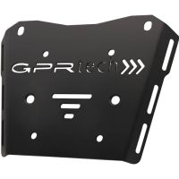 Top case en aluminium, couleur argent avec plaque spécifique incluse Top-case GPR TECH compatible avec  Honda Transalp 750  2023/2024 e5