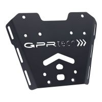 Top case en aluminium, couleur argent avec plaque spécifique incluse GPR TECH compatible avec  Honda X-Adv 750 2017/2020 e4