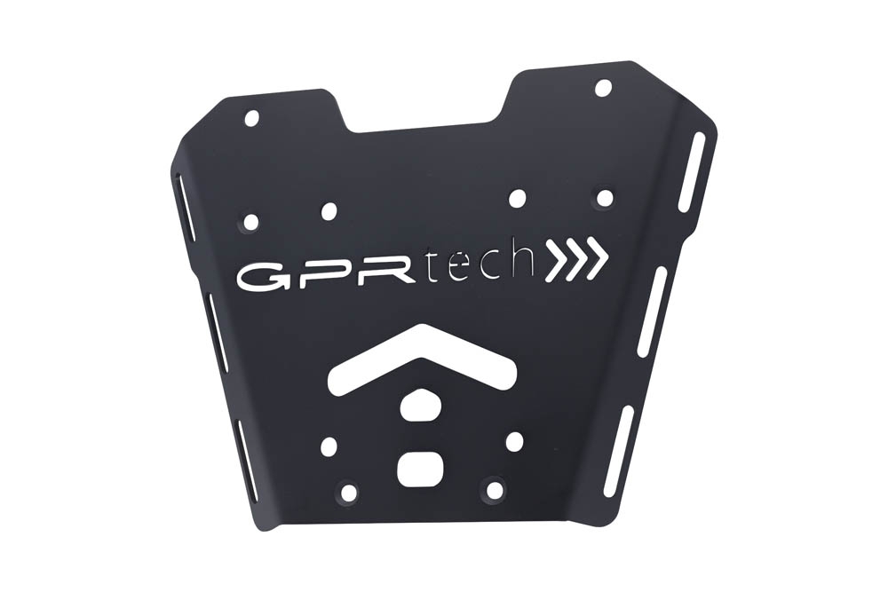 Top case en aluminium, couleur argent avec plaque spécifique incluse GPR TECH compatible avec  Honda X-Adv 750 2017/2020 e4