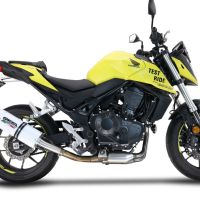 Pot echappement compatible avec Honda CB 750 Hornet 2023-2024, Albus Evo4, Échappement légal, homologué,silencieux avec db killer amovible et tuyau de liaison spécifique 