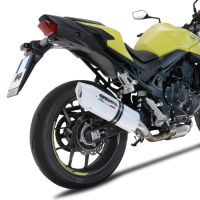 Pot echappement compatible avec Honda CB 750 Hornet 2023-2024, Albus Evo4, Échappement légal, homologué,silencieux avec db killer amovible et tuyau de liaison spécifique 