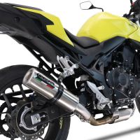 Pot echappement compatible avec Honda CB 750 Hornet 2023-2024, M3 Inox , Échappement légal, homologué,silencieux avec db killer amovible et tuyau de liaison spécifique 