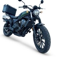 Top case en aluminium, couleur noire avec plaque spécifique incluse Top-case GPR TECH compatible avec  Honda CL 500 2023/2025