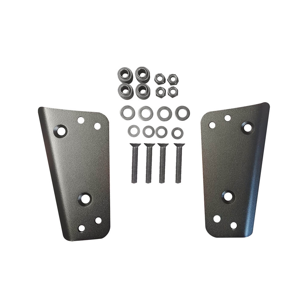 Top case en aluminium, couleur argent avec plaque spécifique incluse GPR TECH compatible avec  Honda VFR1200X Crosstourer 1200 2017/2020 e4