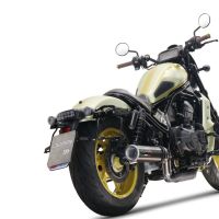 Pot echappement compatible avec Honda Cmx 1100 Rebel 2021-2024, M3 Poppy , Échappement légal, homologué,silencieux avec db killer amovible et tuyau de liaison spécifique 