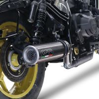 Pot echappement compatible avec Honda Cmx 1100 Rebel 2021-2024, M3 Poppy , Échappement légal, homologué,silencieux avec db killer amovible et tuyau de liaison spécifique 