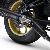 Pot echappement compatible avec Honda Cmx 1100 Rebel 2021-2024, M3 Poppy , Échappement légal, homologué,silencieux avec db killer amovible et tuyau de liaison spécifique 