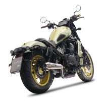 Pot echappement compatible avec Honda Cmx 1100 Rebel 2021-2024, Ultracone, Échappement légal, homologué,silencieux avec db killer amovible et tuyau de liaison spécifique 