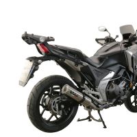 Pot echappement compatible avec Honda Nc 750 X - S Dct 2021-2023, M3 Inox , Échappement légal, homologué,silencieux avec db killer amovible et tuyau de liaison spécifique 