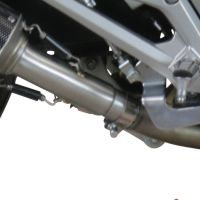 Pot echappement compatible avec Honda Nc 750 X - S Dct 2014-2015, Albus Ceramic, Échappement légal, homologué,silencieux avec db killer amovible et tuyau de liaison spécifique 