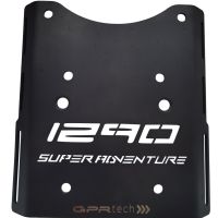 Top case en aluminium, couleur argent avec plaque spécifique incluse Top-case GPR TECH compatible avec  Ktm Lc 8 1290 Super Adventure R/S 2021/2024 e5