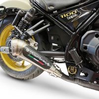 Pot echappement compatible avec Honda Cmx 1100 Rebel 2021-2024, Powercone Evo, Échappement légal, homologué,silencieux avec db killer amovible et tuyau de liaison spécifique 