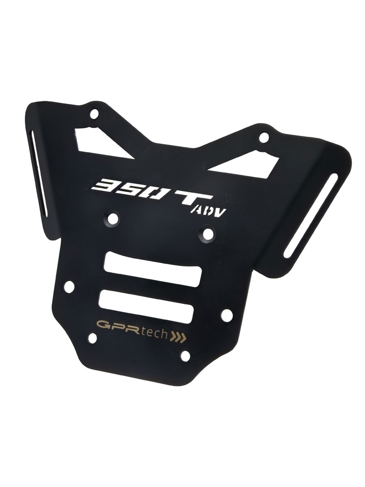 Top case en aluminium, couleur argent avec plaque spécifique incluse Top-case GPR TECH compatible avec  Zontes 350 T1 ADV 2022/2024 e5