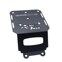 Top case en aluminium, couleur argent avec plaque spécifique incluse Top-case GPR TECH compatible avec  Honda Crf 1000 L Africa Twin Adventure Sport 2018/2020 e4