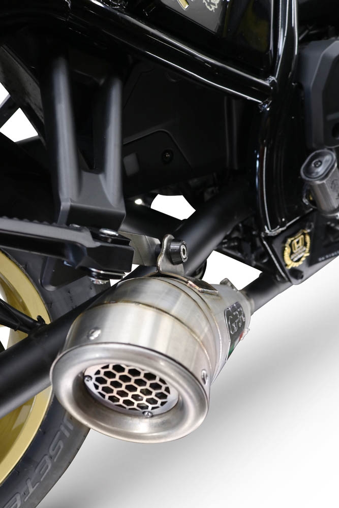 Pot echappement compatible avec Honda Cmx 1100 Rebel 2021-2024, Powercone Evo, Échappement légal, homologué,silencieux avec db killer amovible et tuyau de liaison spécifique 