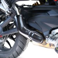 Pot echappement compatible avec Ducati Multistrada V4 - S 2022-2024, Dual Inox, Échappement légal, homologué,silencieux avec db killer amovible et tuyau de liaison spécifique 