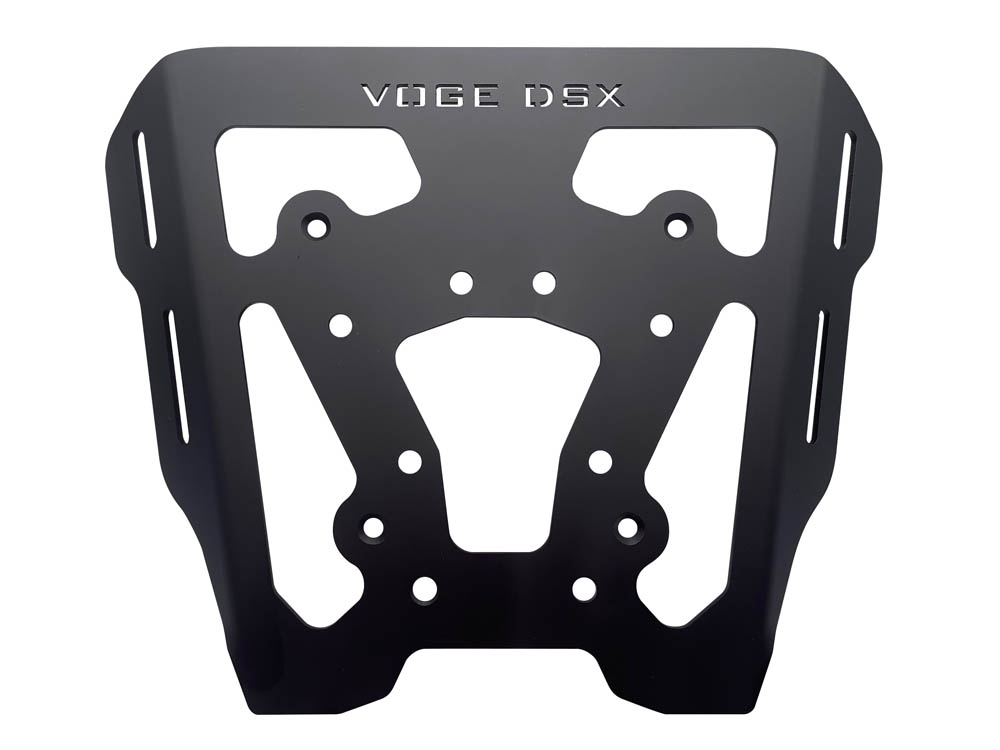 Top case en aluminium, couleur argent avec plaque spécifique incluse GPR TECH compatible avec  Voge 900DSX 2024/2025 e5