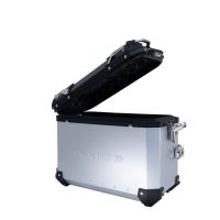 Paire de valises latérales en aluminium avec couleur argent avec support de valise spécifique GPR TECH compatible avec  Kawasaki Versys 650 2017/2020 e4