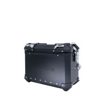 Paire de valises latérales en aluminium avec côté droit profilé, couleur noire avec support de valise spécifique GPR TECH compatible avec  Bmw F 850 Gs 2021/2023 e5