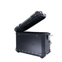 Paire de valises latérales en aluminium avec côté droit profilé, couleur noire avec support de valise spécifique GPR TECH compatible avec  Bmw F 850 Gs 2021/2023 e5