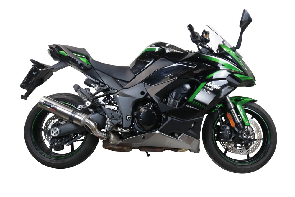 Pot echappement compatible avec Kawasaki Ninja 1000 Sx 2021-2024, M3 Inox , Échappement légal, homologué,silencieux avec db killer amovible et tuyau de liaison spécifique 