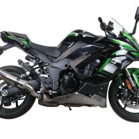 Pot echappement compatible avec Kawasaki Ninja 1000 Sx 2021-2024, M3 Inox , Échappement légal, homologué,silencieux avec db killer amovible et tuyau de liaison spécifique 