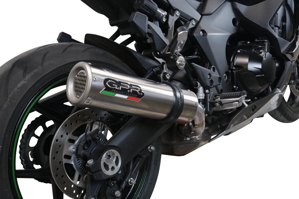 Pot echappement compatible avec Kawasaki Ninja 1000 Sx 2021-2024, M3 Inox , Échappement légal, homologué,silencieux avec db killer amovible et tuyau de liaison spécifique 