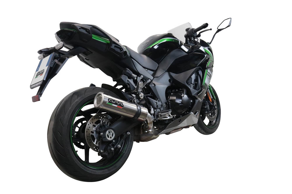 Pot echappement compatible avec Kawasaki Ninja 1000 Sx 2021-2024, M3 Inox , Échappement légal, homologué,silencieux avec db killer amovible et tuyau de liaison spécifique 